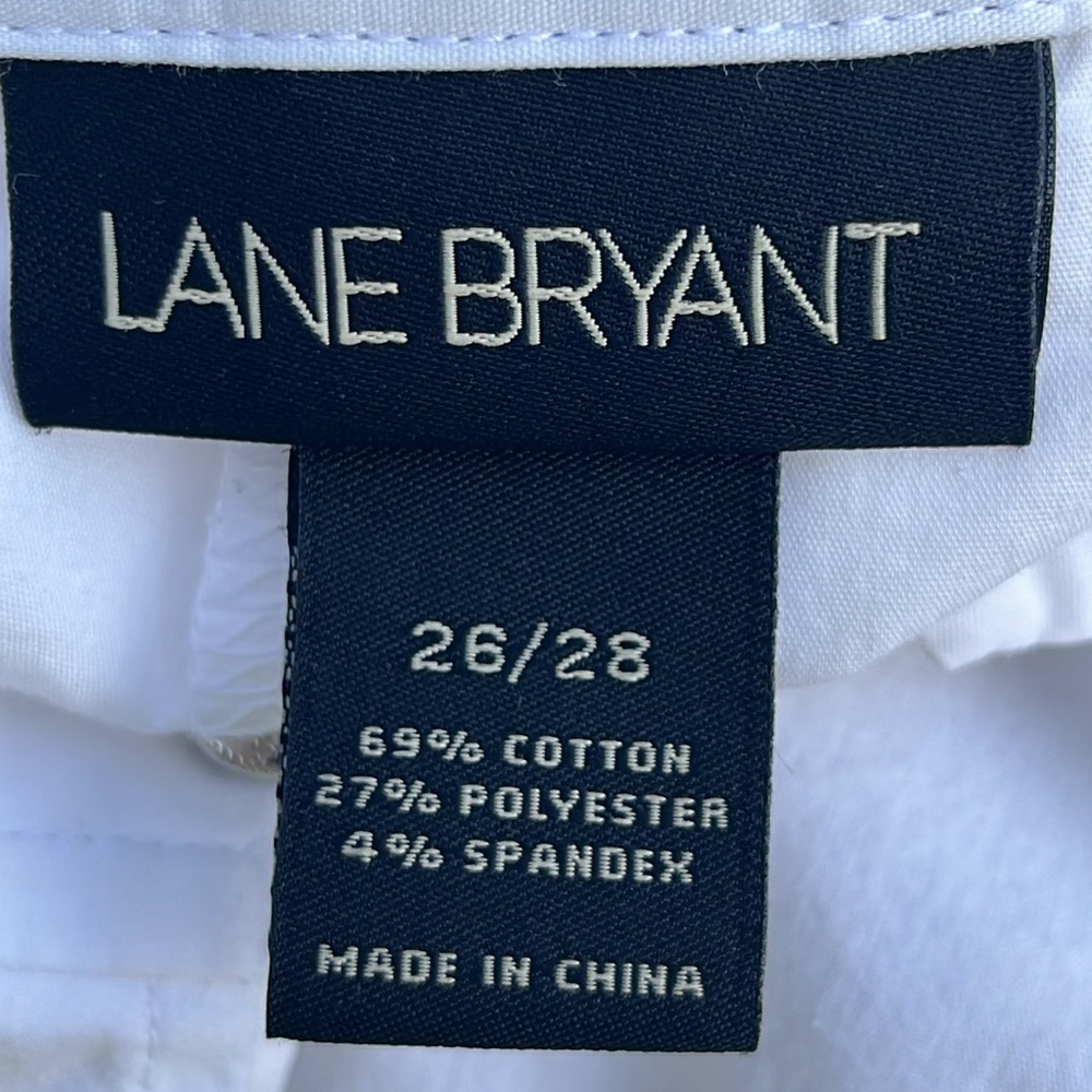 Lane Bryant western-style white blouse 26/28 - Picture 6 of 8